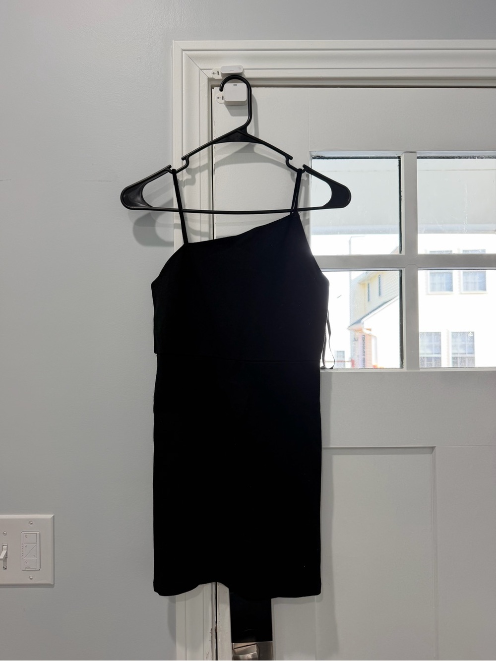 Forever 21 Black One-Shoulder Mini Dress